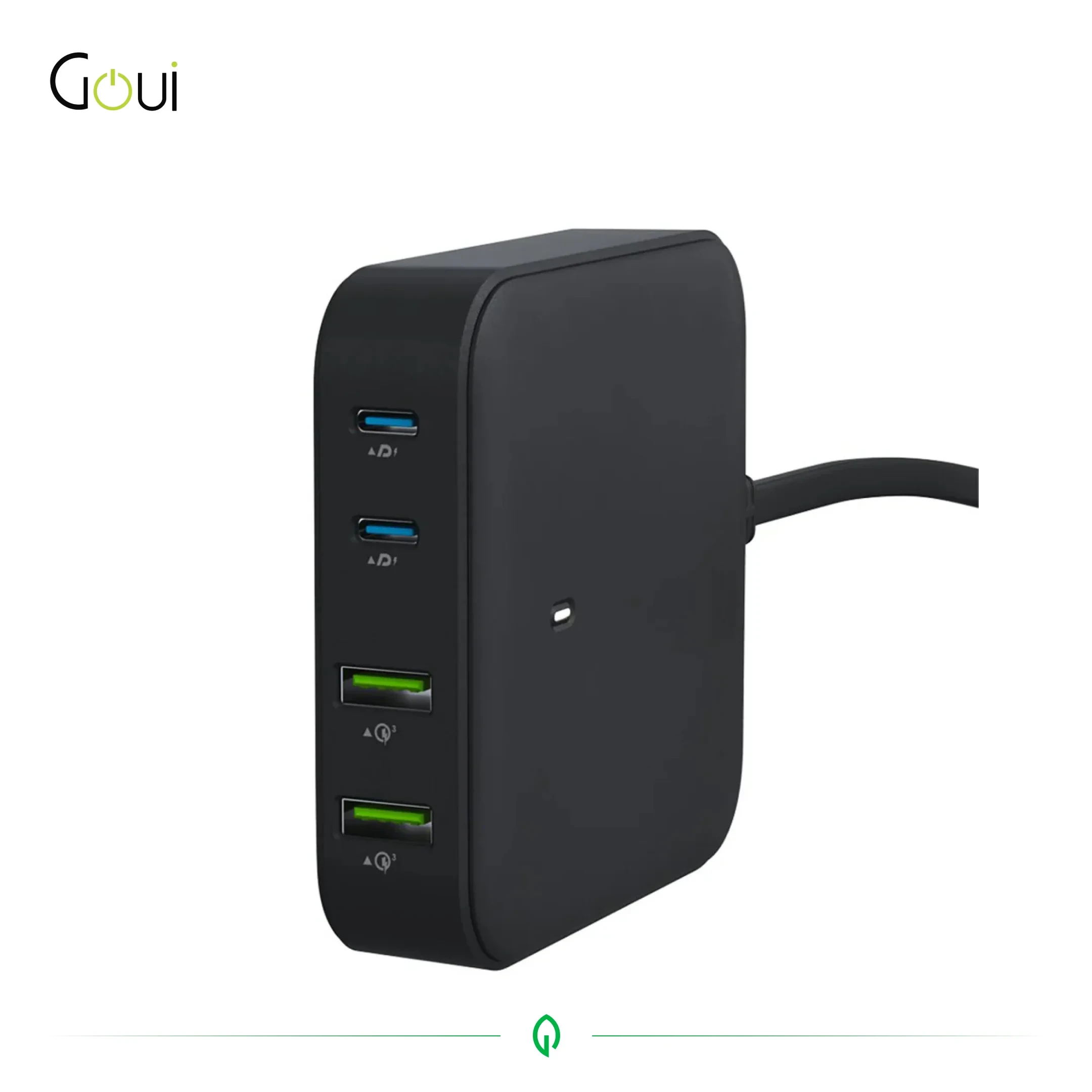 Goui GAN Chargeur de bureau 100W USB-C PD Rapide